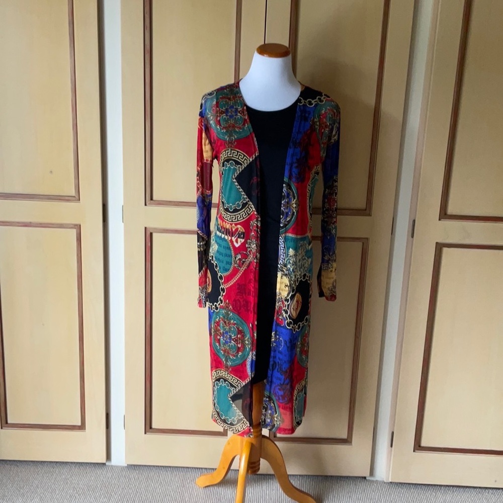 NYC  Multicolor Sheer Duster